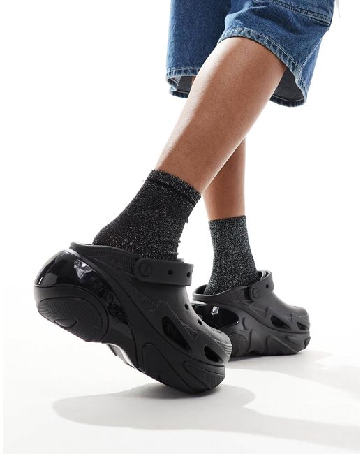 CROCSTM Black Unisex Bubble Crush Clog