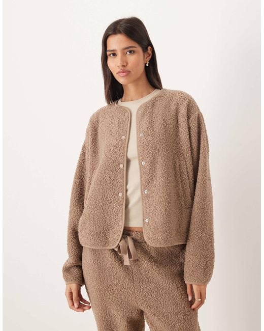 ASOS Brown Borg Lounge Jacket