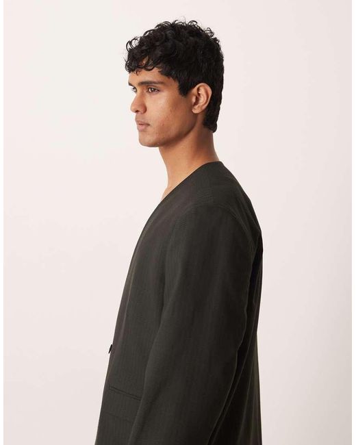 ASOS Black Boxy Suit Jacket for men