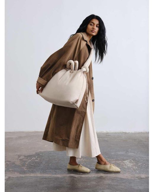 ölend Brown Ona Large Soft Nylon Multiwear Crossbody Bag