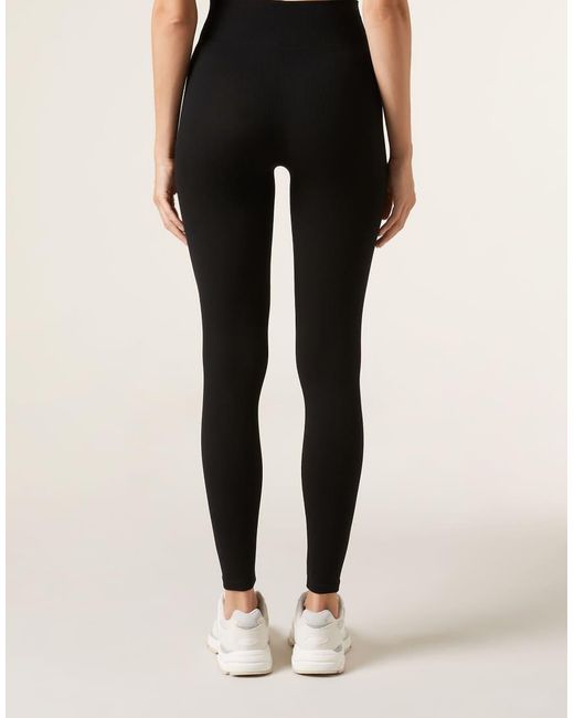 Calzedonia Black Seamless Sports Leggings