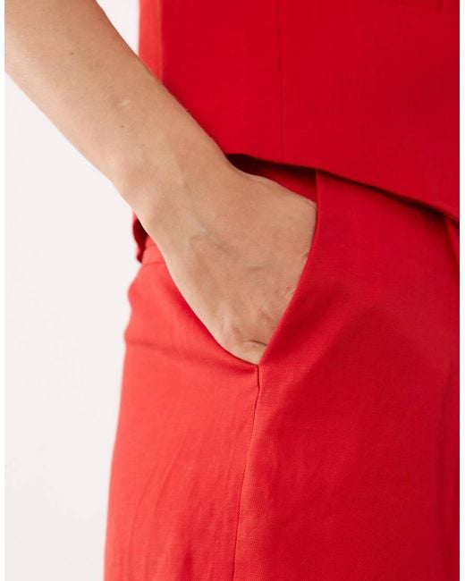 Mango Red Avocado Tailo Bermuda Short Co-ord
