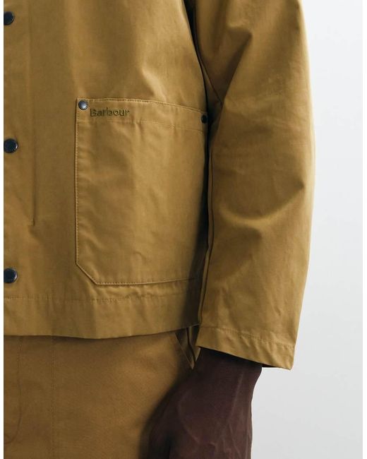 Barbour Metallic Bayfield Casual Chore Jacket for men