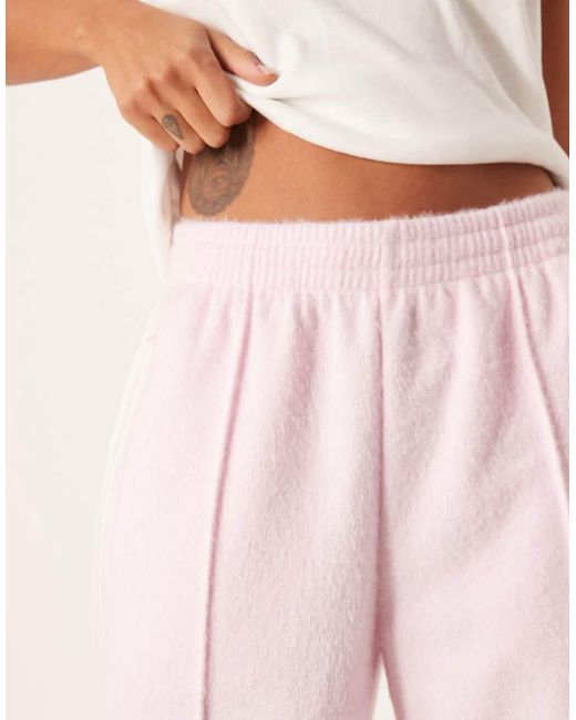 Adidas Originals Pink Firebird Fluffy Track Pants