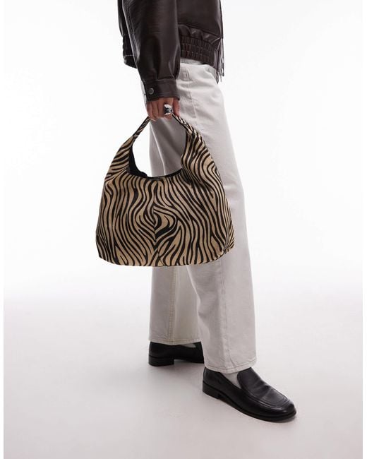 & Other Stories Gray Small Leather Tote Bag