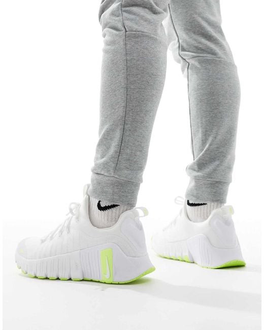 Free metcon 6 - baskets - et vert Nike pour homme en coloris Metallic