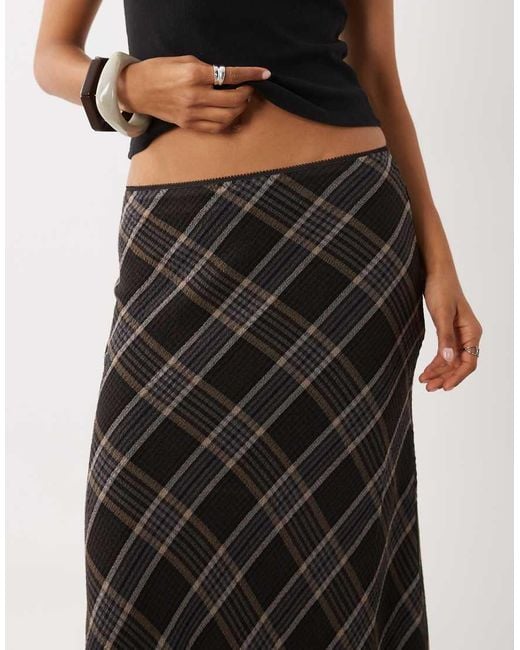 Mango White Midi Skirt