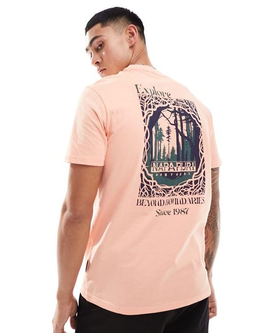 Napapijri Pink Keoni T-shirt