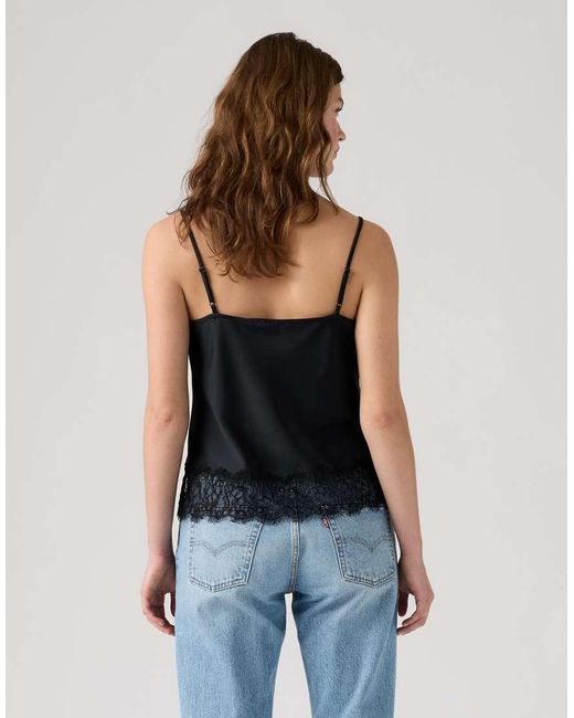 Levi's Black Lynn Cami Tank Top