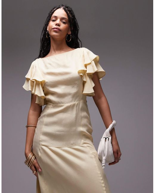 & Other Stories Brown – maxikleid
