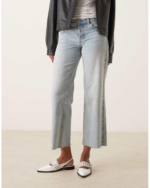 Raid White Ichika Slingback Flats With Buckles