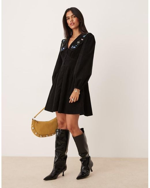 Nobody's Child Black Nobodys Child Birdie Mini Dress