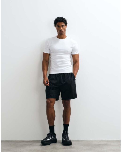 4505 White 4504 Shrunken Fit Cotton Baby Tee With Quick Dry Finish for men