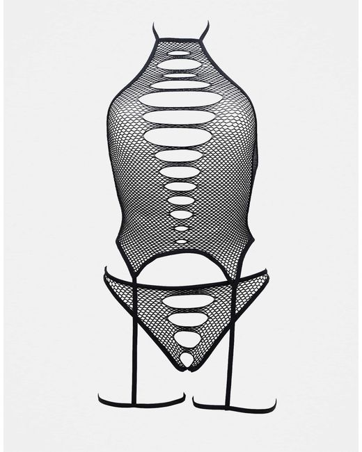 Ann Summers White – enya – strumpfhalter-set