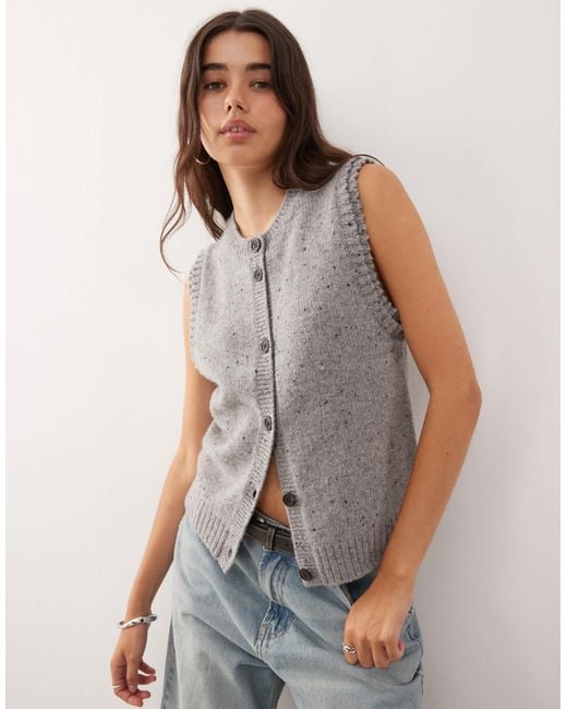 Weekday Gray – strickweste