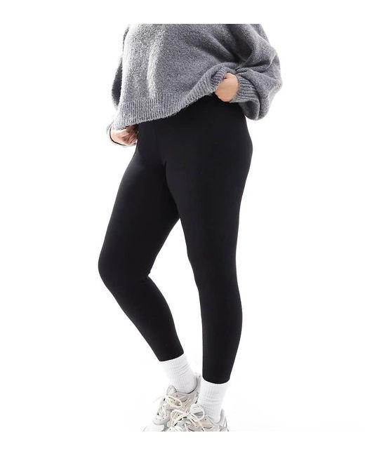 Leggings Negros De Asos Design Curve ASOS de color Black