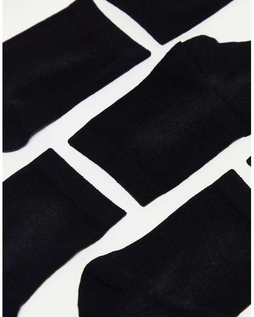 ASOS White 5 Pack Ankle Socks