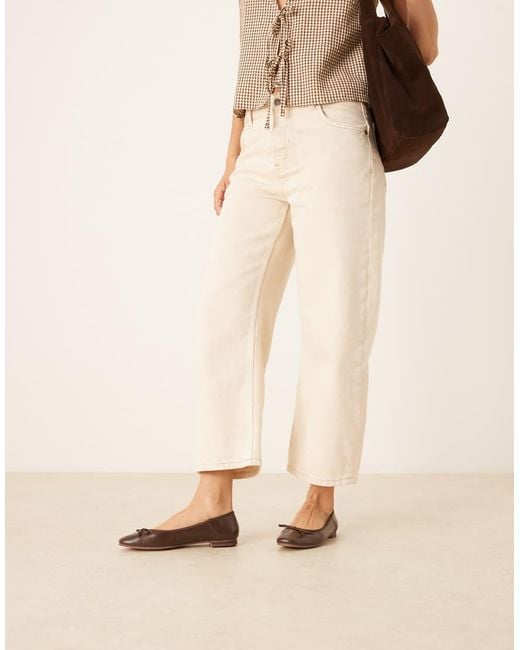 Asos Design Wide Fit Asos Design in het Natural