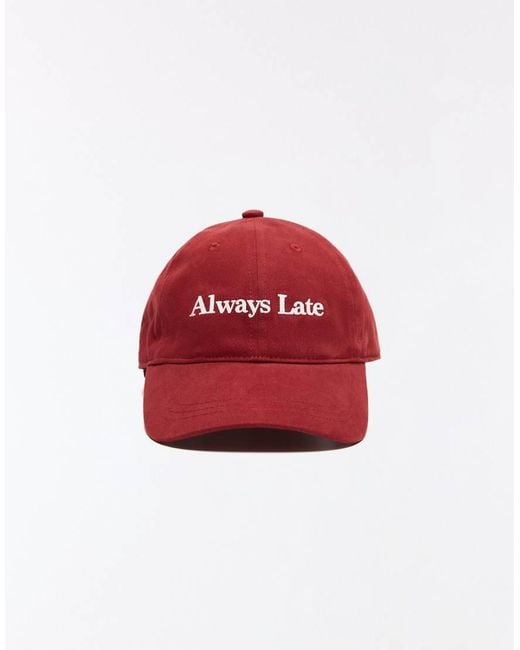 Bershka Blue Embroide Cap for men