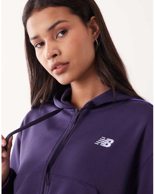 New Balance Blue Interlock Full Zip