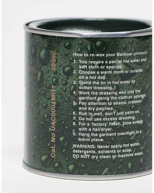 Barbour Green Wax Thornproof Dressing Tin-multi