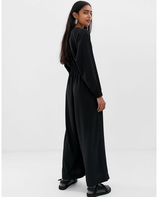 weekday black jumpsuit