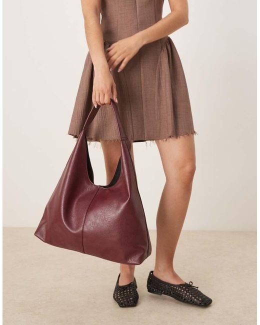 ASOS Brown Large Scoop Tote Bag