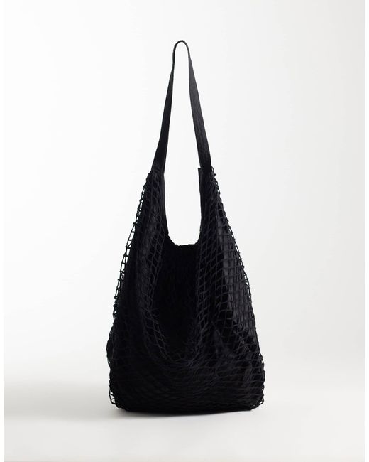 ASOS Black Net Tote for men