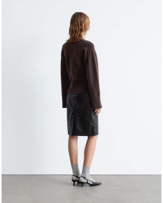 & Other Stories Black – strickjacke aus wollmix