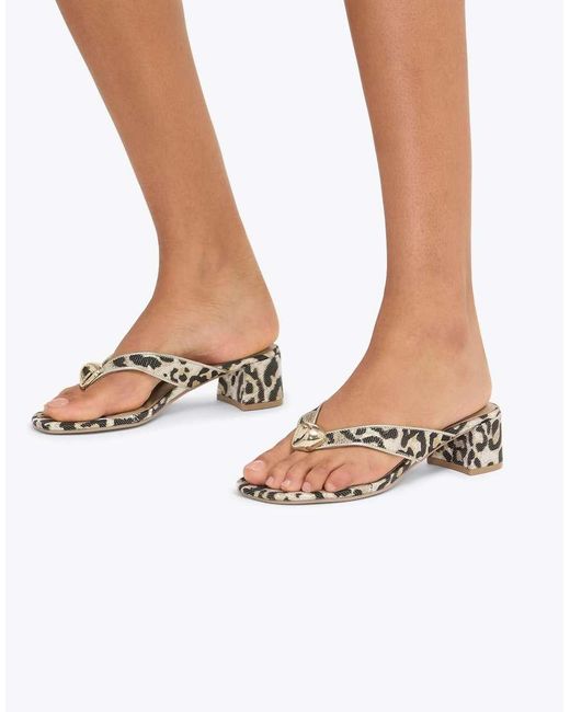 Carvela Kurt Geiger White Sorano Block Heeled Sandals