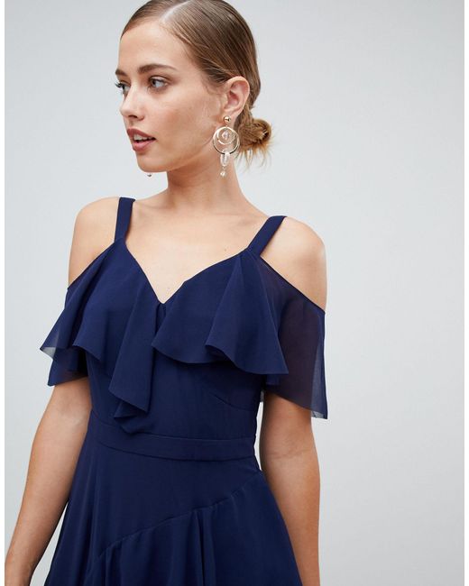 Coast illy ruffle store maxi dress