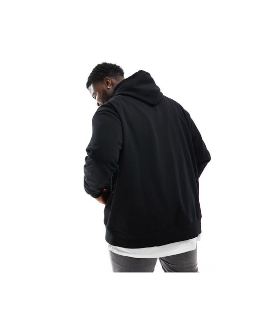 Big & tall - sweat à capuche à logo universitaire Polo Ralph Lauren pour homme en coloris Black
