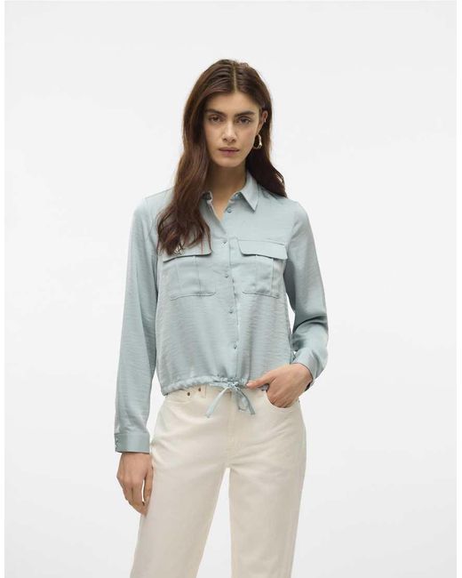 Vero Moda Overhemd in het Blue