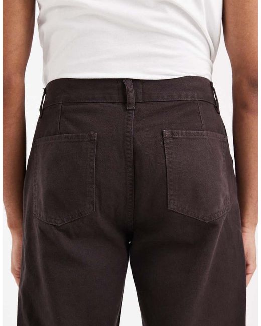 ASOS Rechte Broek in het Black voor heren