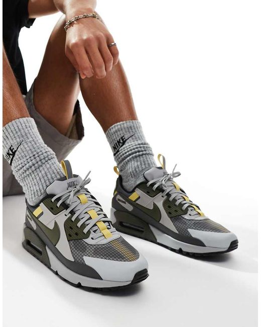 Nike Gray Air Max 90 Drift Trainers for men