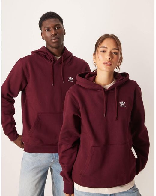 Adidas Originals Purple Essentials Hoodie