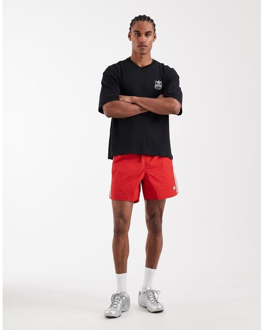 Adidas Originals Red Sprinter Shorts for men