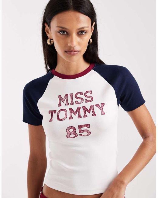 Tommy Hilfiger Blue Athletic Miss Tommy Baby T-shirt