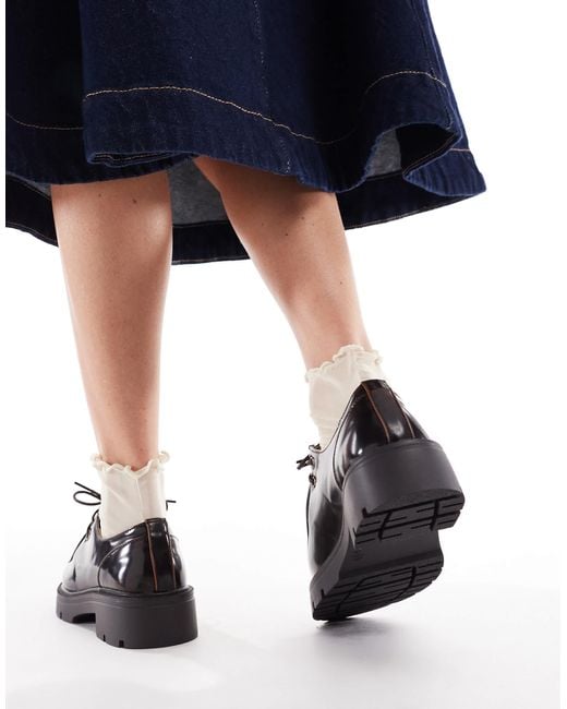 SEQWL Black Alfa Chunky Lace Ups