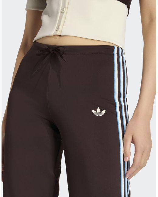 Adidas Originals Brown Slouchy Straight Leg Pants