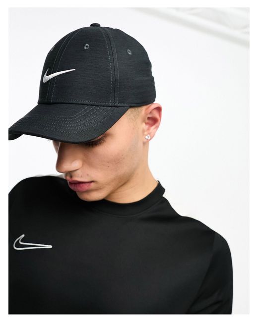 Gorra gris oscuro dri-fit club Nike de hombre de color Black
