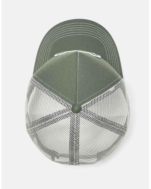 Pull&Bear Green Outlanes Trucker Cap for men