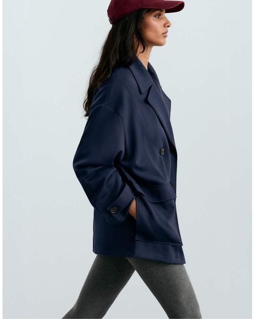 Giacca Lunga di Oysho in Blue