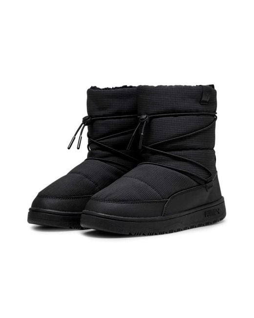 PUMA Black Snowbae Boots