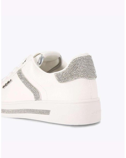 Carvela Kurt Geiger White Daze Jewel Trainers