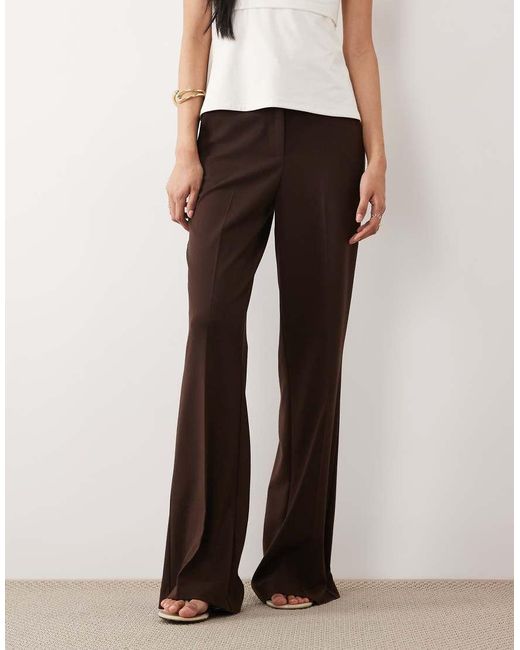 ASOS White Tall Tailored Snatch Flare Trouser