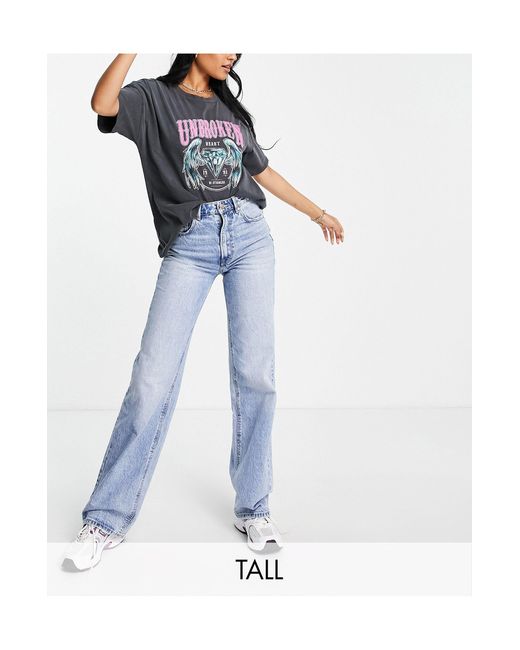 Stradivarius Denim Tall 90s Dad Jeans 