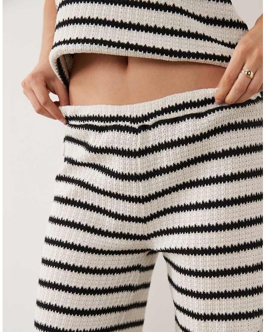 ASOS White Wide Leg Co-Ord Trouser