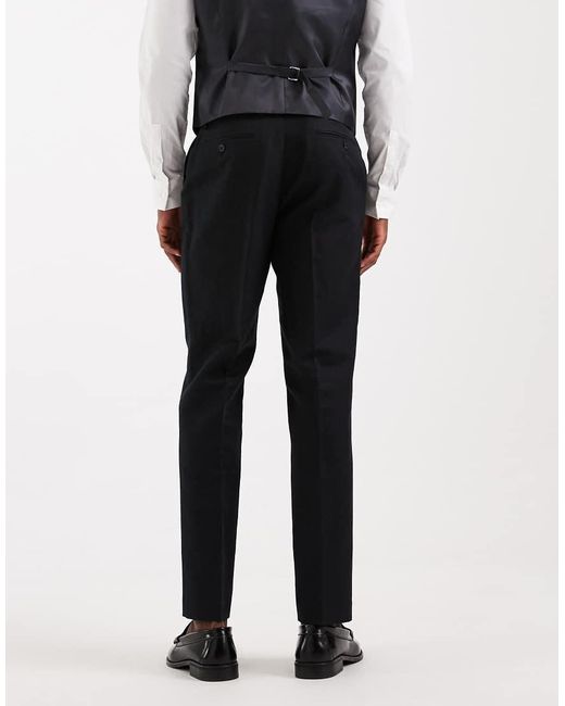 ASOS Black Slim Suit Pants for men