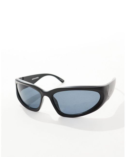 Jack & Jones Natural Sport Wrap Sunglasses for men